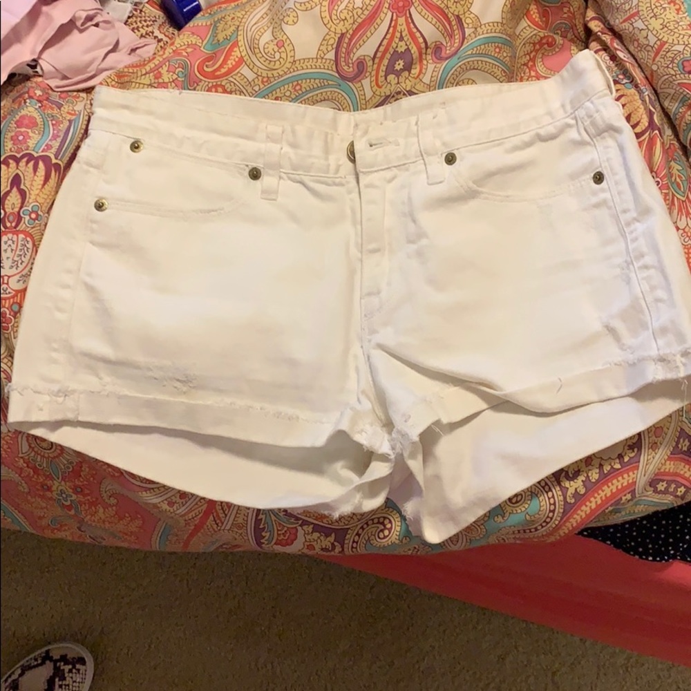 Jcrew white shorts